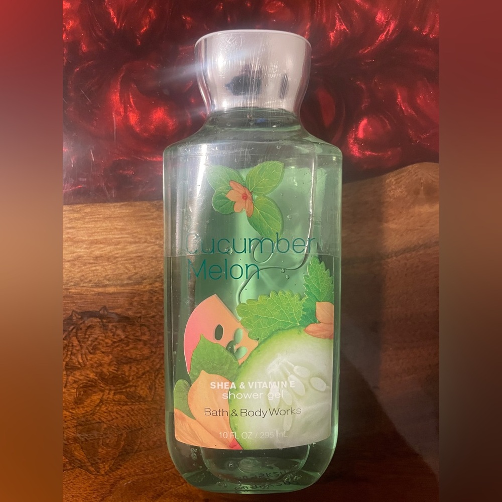 Bath & Body Works CUCUMBER MELON SHOWER GEL Aloe Shea Vitamin E 10oz